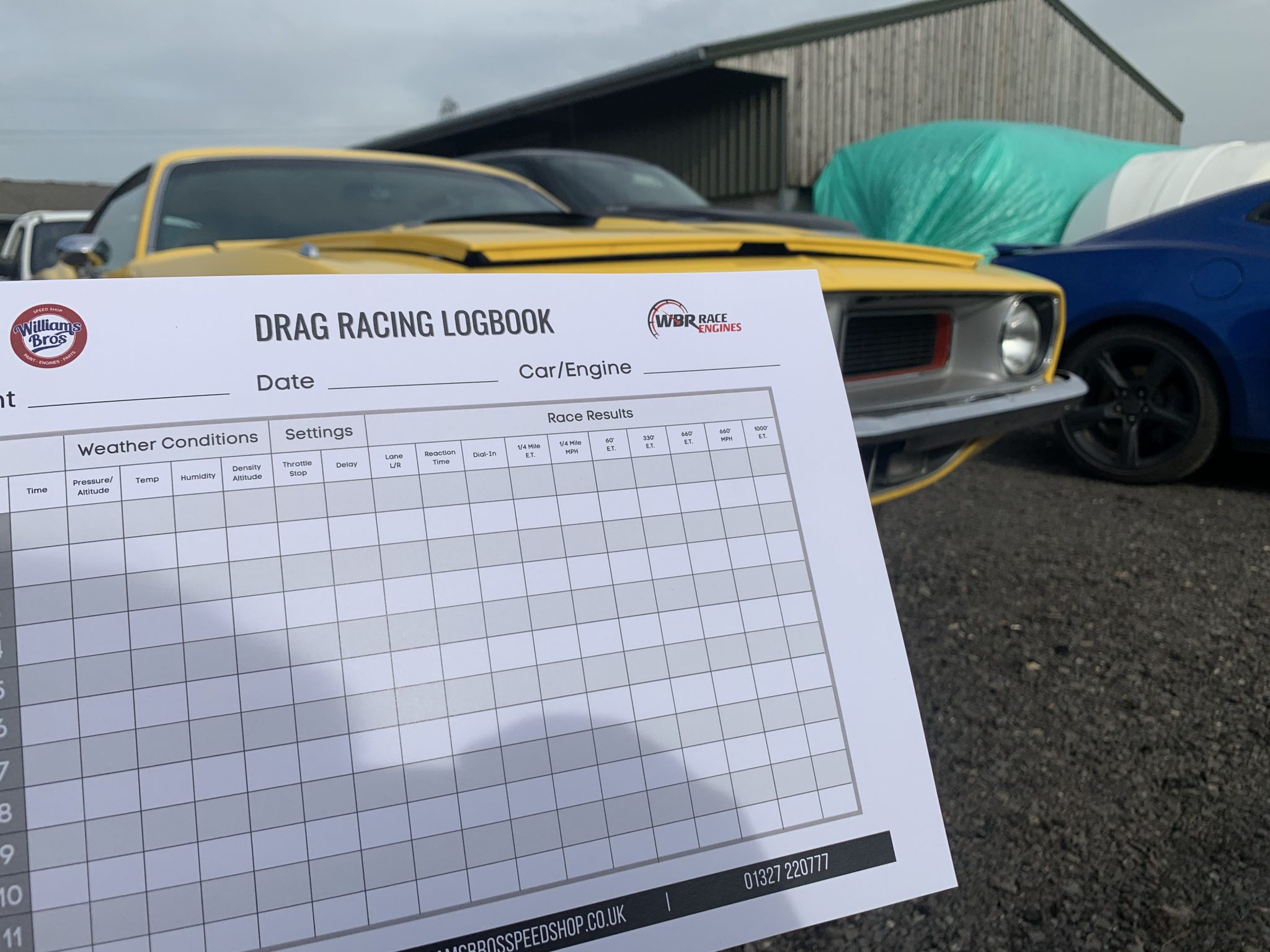 Drag Racing Logbook Speed Shop